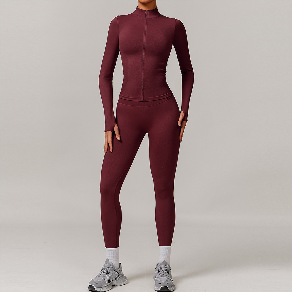 Winter Clothing Logos - 2/3-delige yogaset voor dames, naadloze sportkleding,