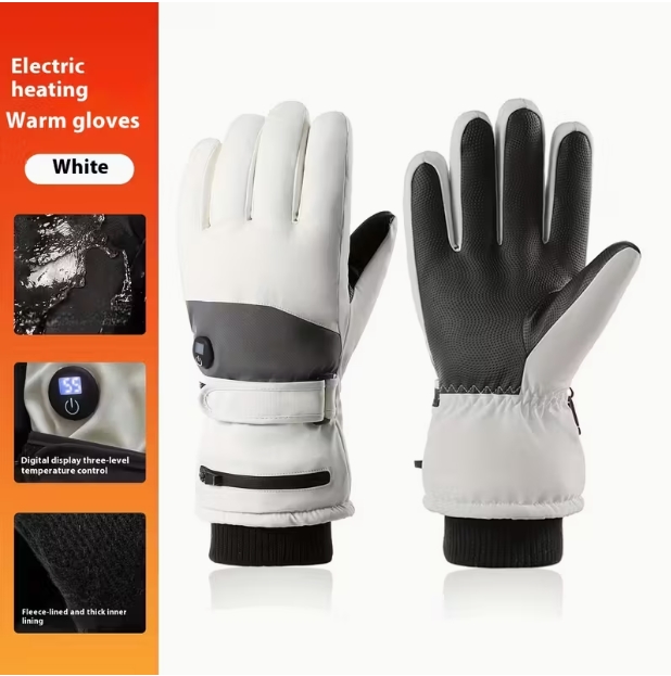 Heated Gloves Electric - Elektrische verwarmingshandschoenen voor heren, 3000mAh oplaadbare