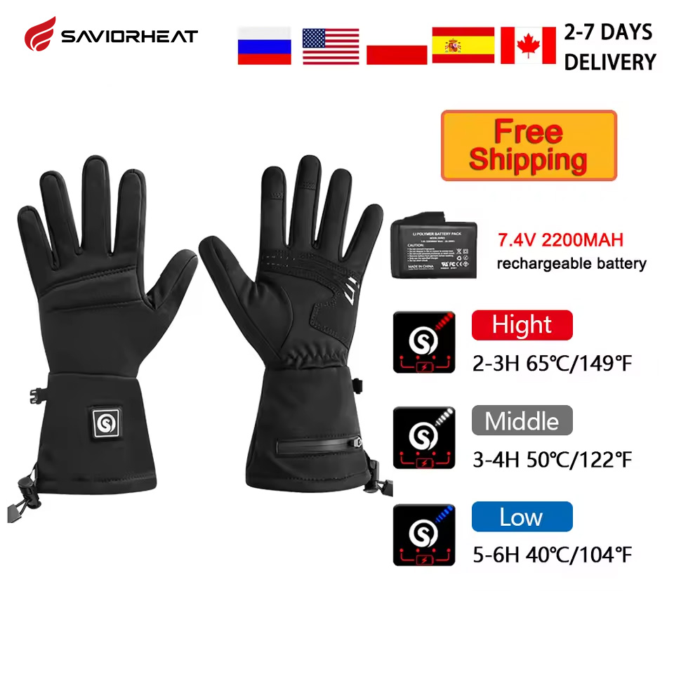 Heated Gloves Electric - Sneeuwherten S18 Winterverwarmde handschoenen Elektrische handschoenen