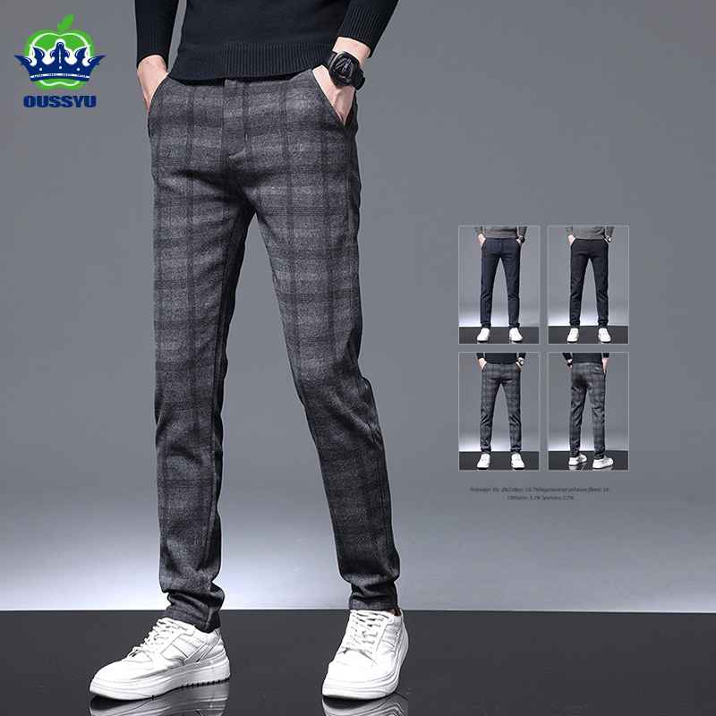 Quality Winter Clothing Brand - 2025 Nieuwe Geruite Broek Mannen Business