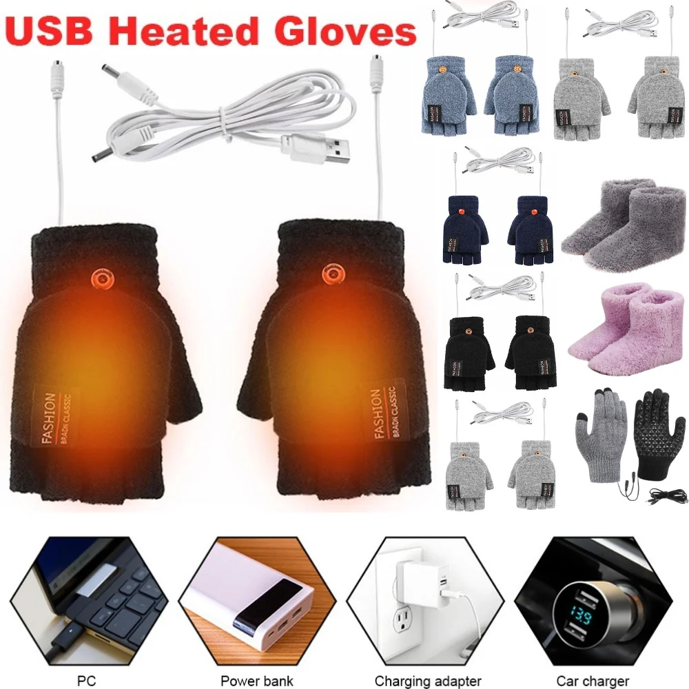 Heated Gloves Electric - USB elektrisch verwarmde handschoenen Winter buiten