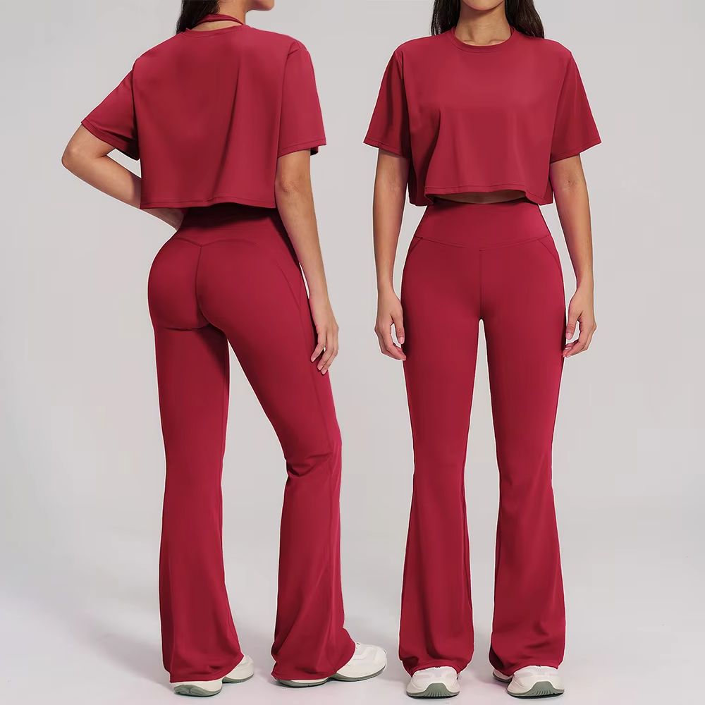 Winter Clothing Logos - 2-delige yogaset sportoutfit gympak dames trainingspak