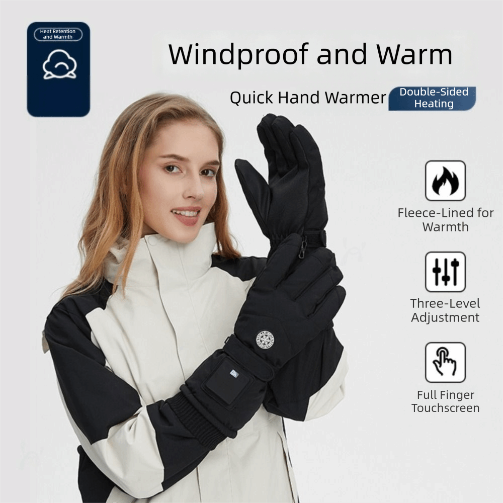 Heated Gloves Electric - Winddichte slimme verwarmde handschoenen 3 verwarmingsniveaus