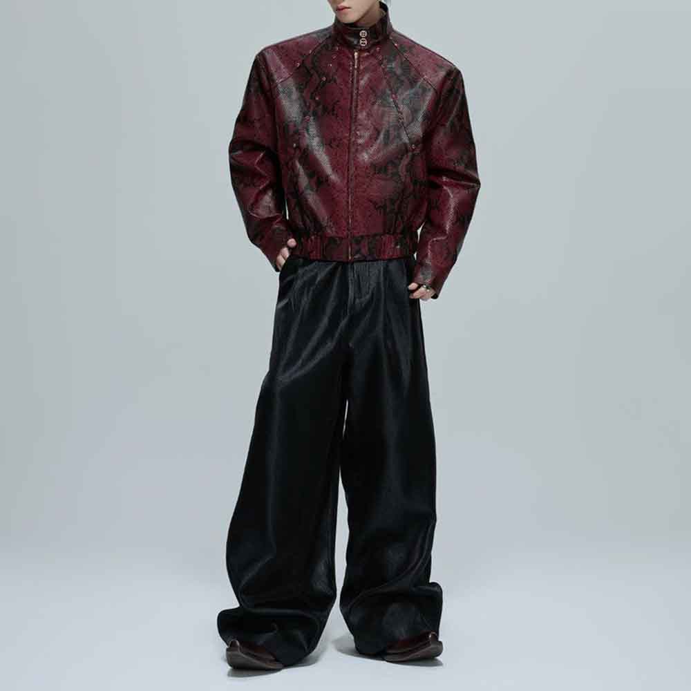 Heren herfstjas Python textuur - Winter Clothing Jewel recensie en prijs
