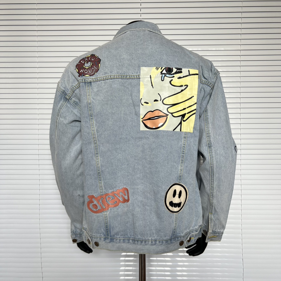 Drew House Smiling Printing-lo - Winter Clothing Logos recensie en prijs