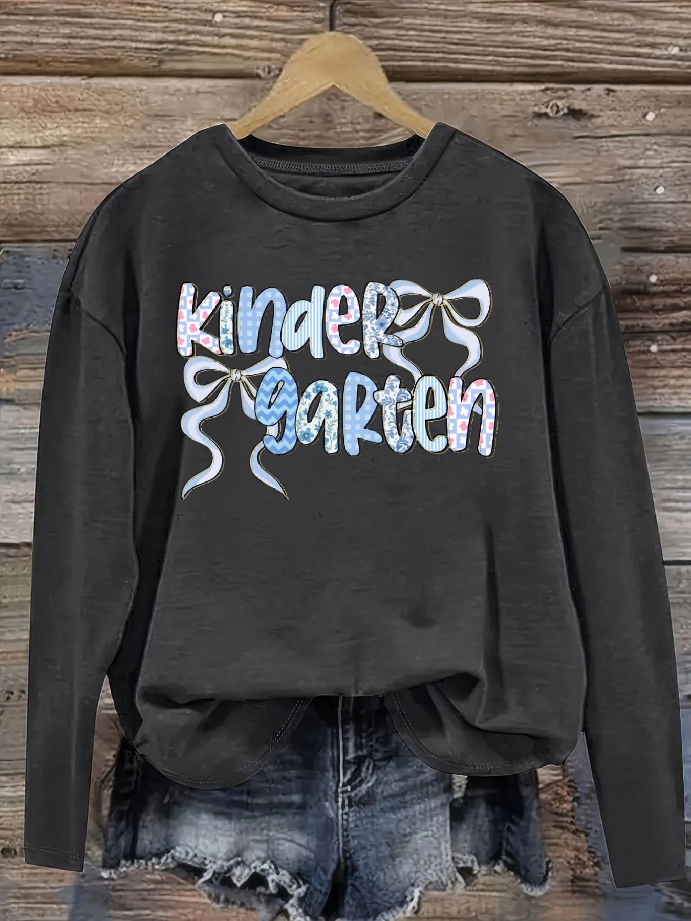 Dames Casual T-shirt met lange - Winter Clothing Kindergarten recensie en prijs