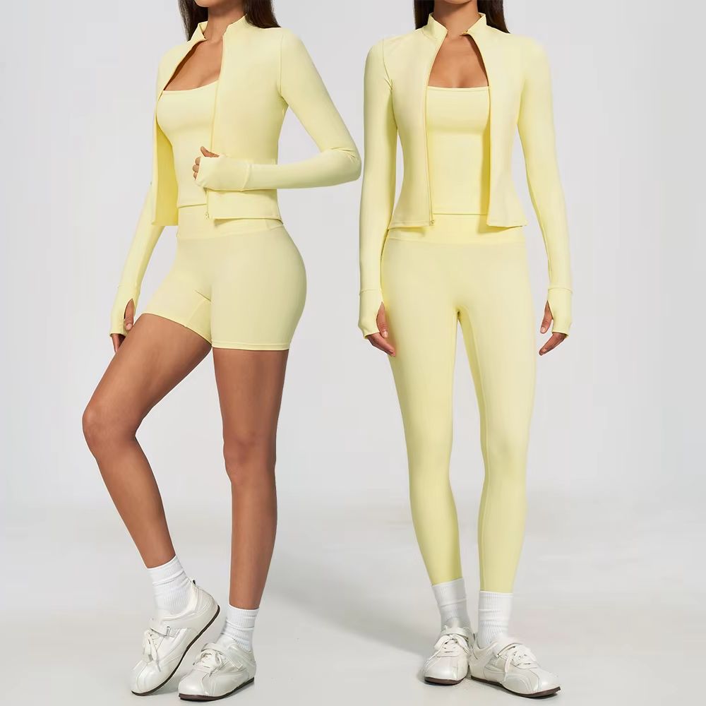 Dames Yoga Set 3-delig Workout - Winter Clothing Logos recensie en prijs