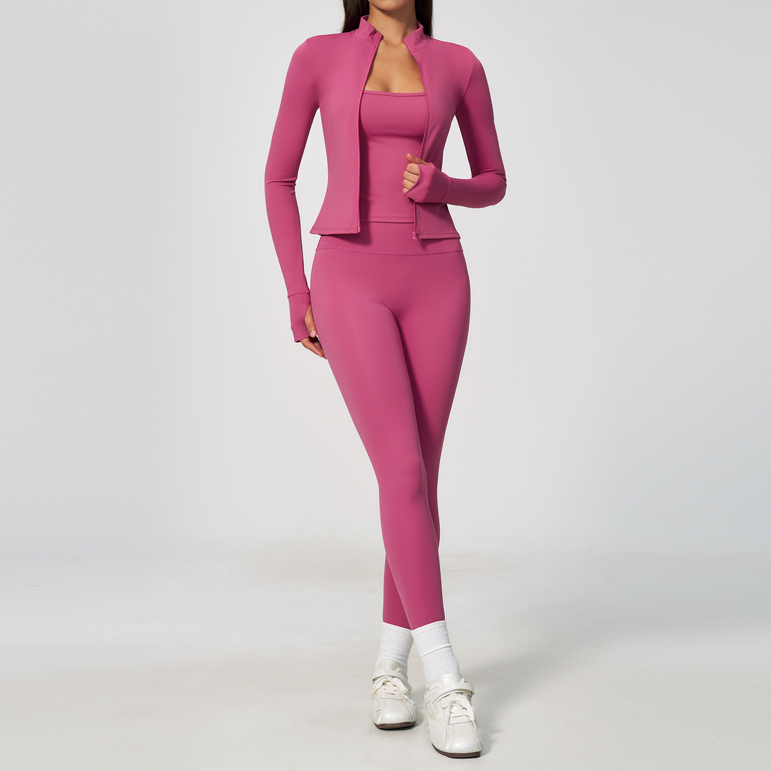 Dames Yoga Set 3-delig Workout - Winter Clothing Logos recensie en prijs