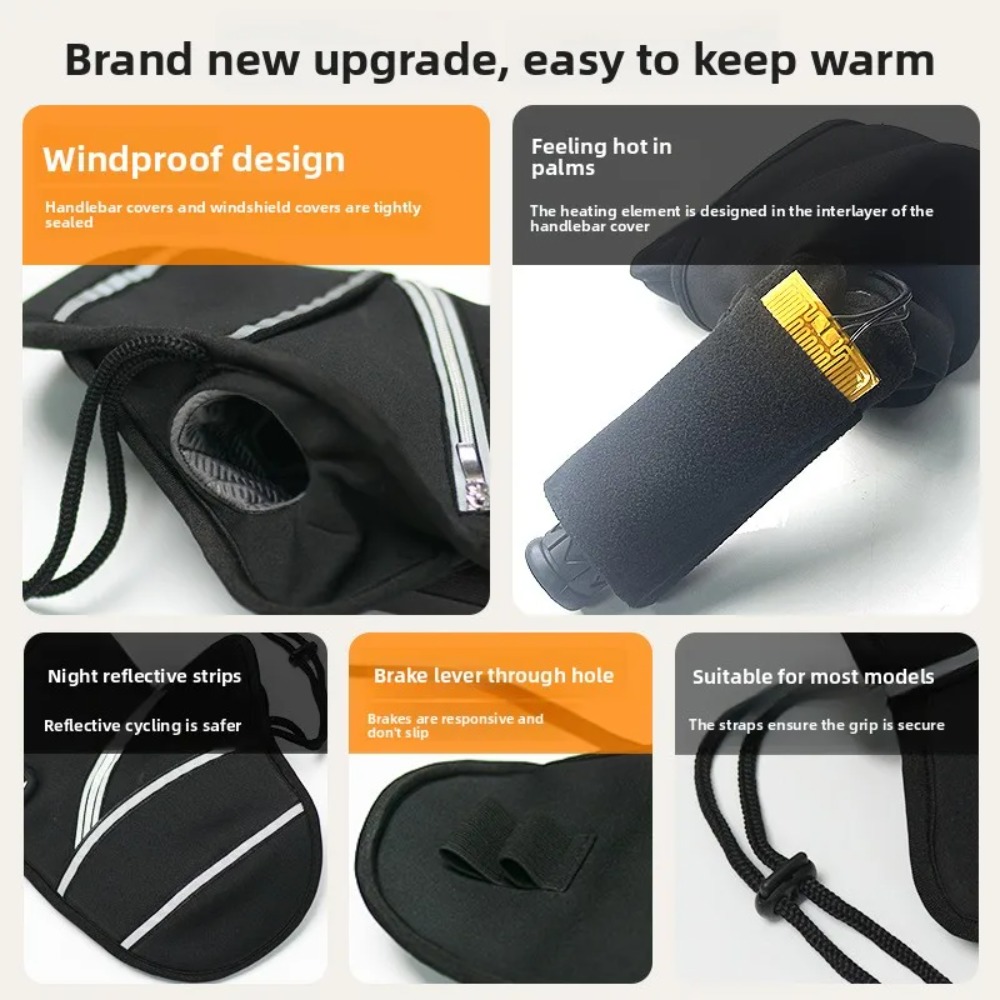Motorstuurhoezen Winter verwar - Heated Gloves Electric recensie en prijs
