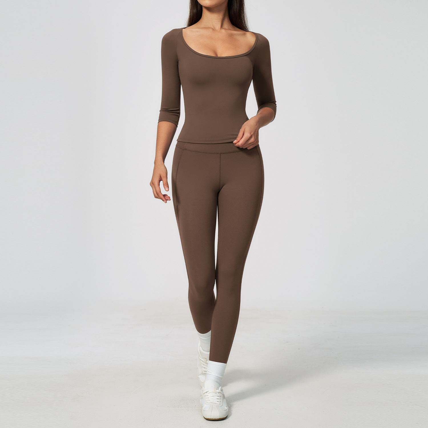Dames 2-delige yogaset, 3/4 mo - Winter Clothing Logos recensie en prijs